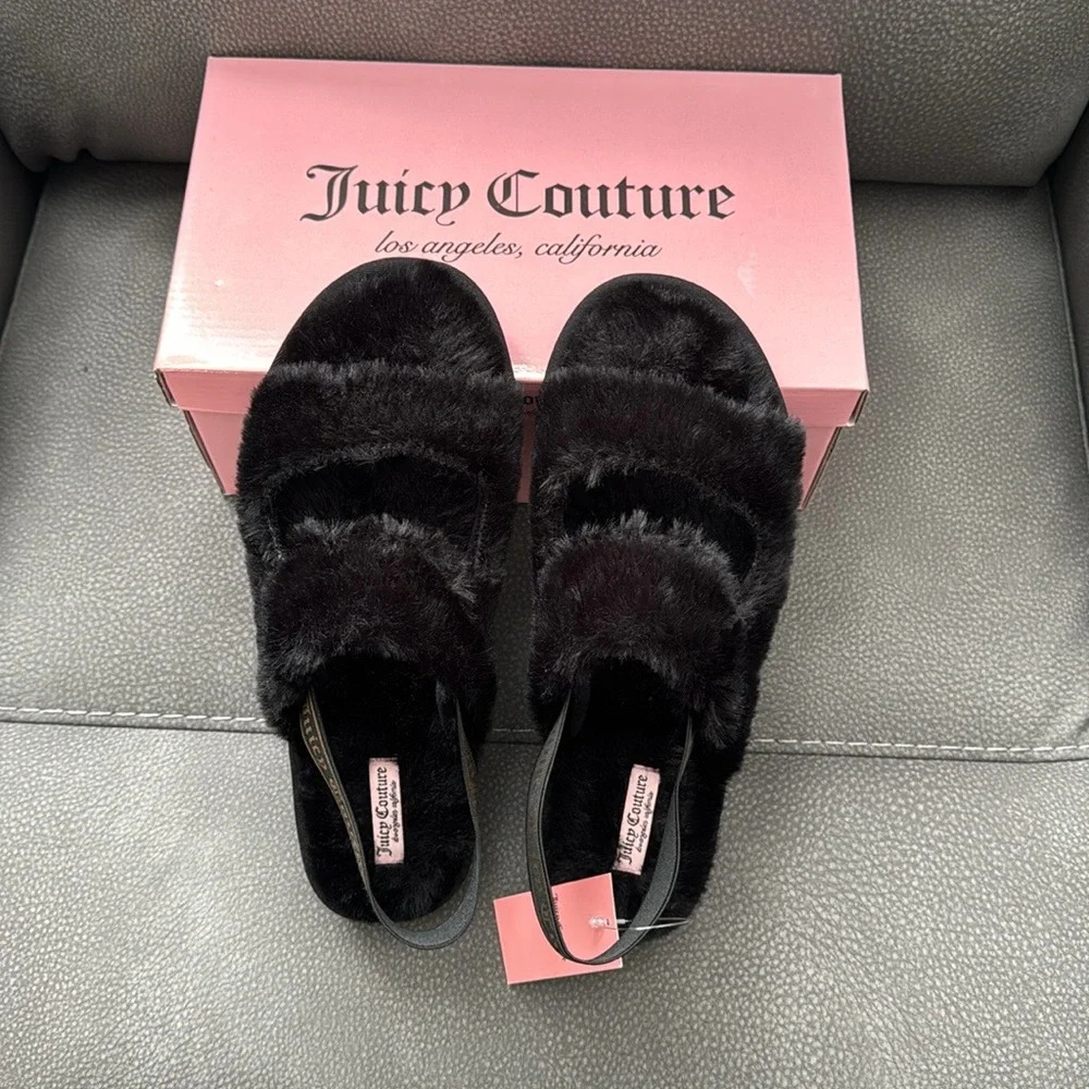 Juicy Couture Strappy back flip-flops